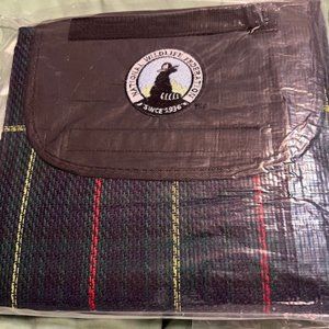 NWT National Wildlife Federation Travel/Picnic Blanket Blue/Green